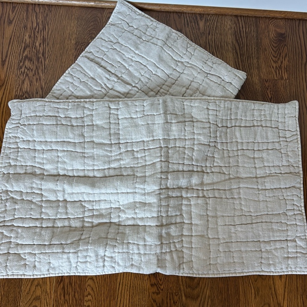 Pottery Barn Flax King Sham set of 2